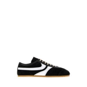 Dries Van Noten Women Black Suede Sneakers